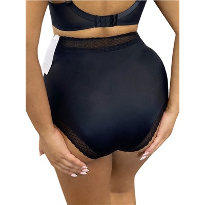923/5-P ISLA BLACK Трусы высокие KINGA