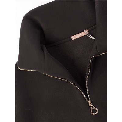 Джемпер из премиального футера трехнитки с начесом