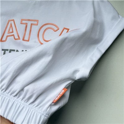 Детская короткая футболка на резинке к шортам выше, экспорт в Россию  ГУЛИВЕ*Р  Материал: 95% хлопок, 5% эластан