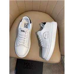 Кеды  karl  натур кожа люкс распродажа