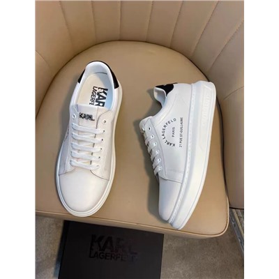 Кеды  karl  натур кожа люкс распродажа