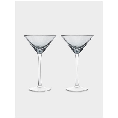 Бокал для мартини, 150 мл, 2 шт, стекло, серый, Nocturne