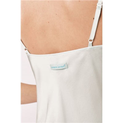 Camisón midi tirantes satén verde