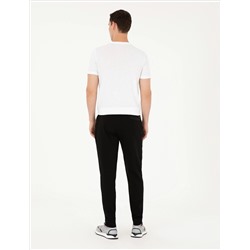 Siyah Slim Fit Eşofman Altı