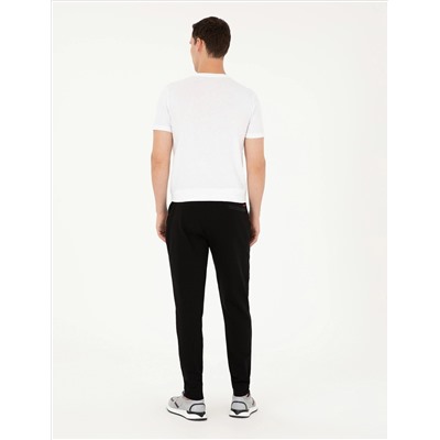 Siyah Slim Fit Eşofman Altı