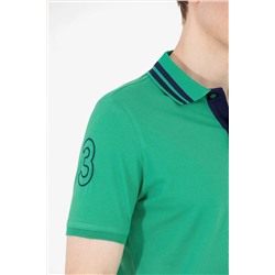 Erkek Yeşil Basic Polo Yaka Tişört