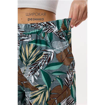 Брюки палаццо домашние широкие