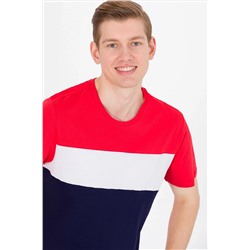 Erkek Lacivert Bisiklet Yaka Tişört