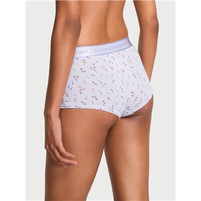 Logo Cotton Boyshort Panty