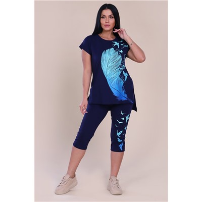 Костюм с бриджами - Пташка - 597