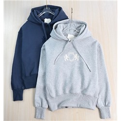 Толстовка для пары из плотного флиса с изысканной вышивкой Tommy Hilfige*r  ОРИГИНАЛ!