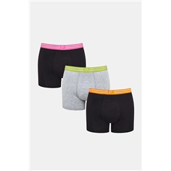 Penti Phospor Belt Çok Renkli 3lü Boxer