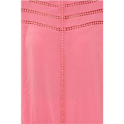 Kadın Pembe Kısa Kollu Gömlek