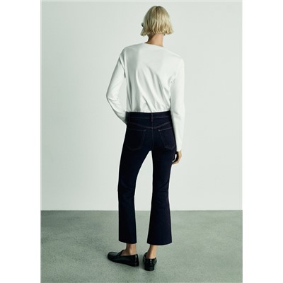 Jeans Sienna flare crop rinse wash