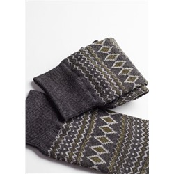 Kurze Herren-Baumwollsocken mit Muster