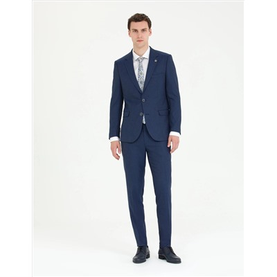 Açık Lacivert Ekstra Slim Fit Takım Elbise