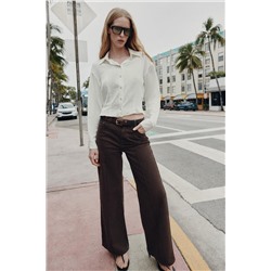 Z1975 BELTED WIDE-LEG JEANS