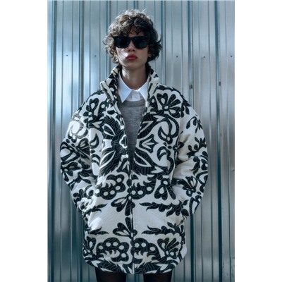 CHAQUETA ACOLCHADA ESTAMPADA