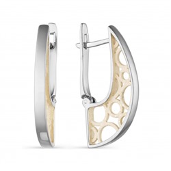 Серьги серебро 52912SH