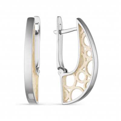 Серьги серебро 52912SH