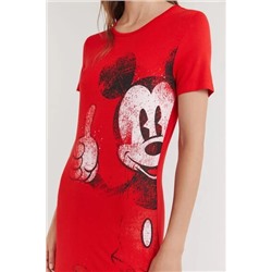 Vestido camisetero Mickey Mouse