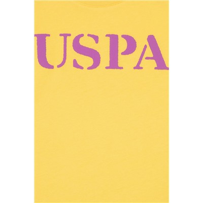 Çocuk Açık Sarı Bisiklet Yaka Tişört