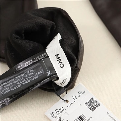 Женские кожаные перчатки  Mang*o 🤍