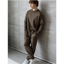 Джемпер из тонкого премиального футера с эластаном