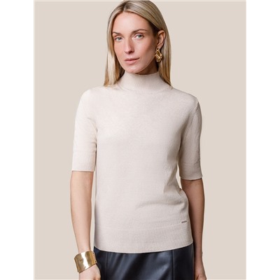 Джемпер тонкой вязки из хлопка с нейлоном