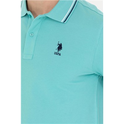 Erkek Mint Basic Polo Yaka Tişört