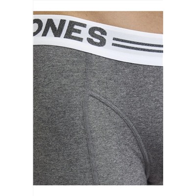 Jack & Jones Erkek Mavi Sense Trunks 3-pack Noos Boxer 12081832-Darkgrey