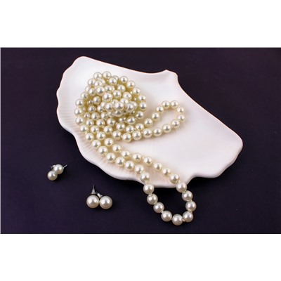 3в1:Сотуар жемчуг+Пусеты жемчуг+Подарок