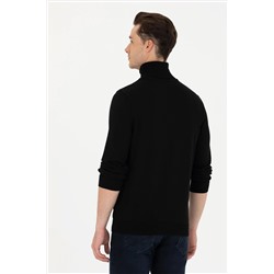 Erkek Siyah Basic Kazak