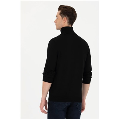 Erkek Siyah Basic Kazak