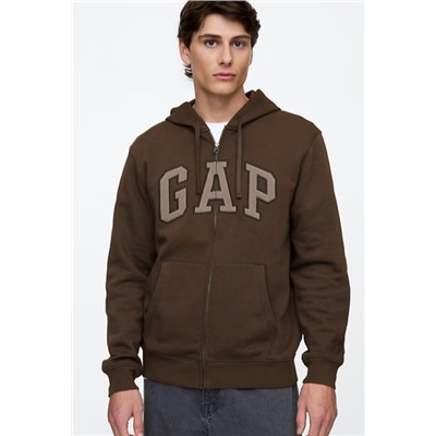 Adult Relaxed Gap Logo Zip Hoodie