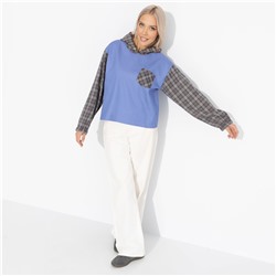 Свитшот из джинсы с капюшоном, Обязательно сбудется