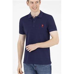 Erkek Lacivert Basic Polo Yaka Tişört