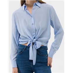 Açık Mavi Regular Fit Uzun Kollu Gömlek
