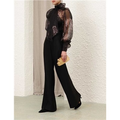 Тончайшая блузка из шелка   ZIMMERMAN*N