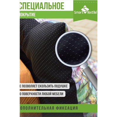 Садовая подушка на садовую мебель с завязками. Размер: 130*50 см.