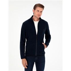 Lacivert Regular Fit Polar Hırka