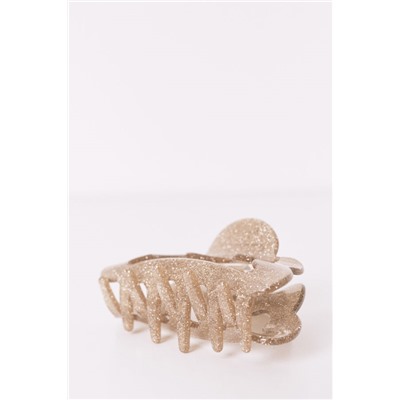 Pinza nube purpurina amarillo