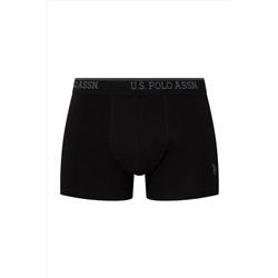 U.S. Polo Assn. U.s Polo Assn. 90005 Erkek Battal 3'lü Boxer-Siyah&Antrasit&Lacivert