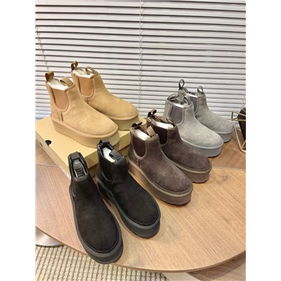 Зимние ботинки на толстой подошве  УГ*Г