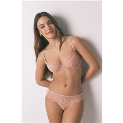 Sujetador clásico BEAUTIFUL encaje rosa