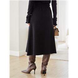 Юбка А-силуэта из пряжи с кашемиром