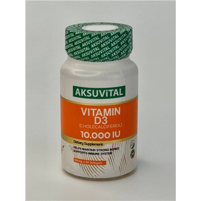 Vitamin D3  10.000 IU AKSUVITAL