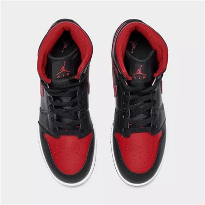 Big Kids' Air Jordan Retro 1 Mid Casual Shoes