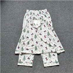 Женская флисовая пижама с новогодним принтом, экспорт в Великобританию