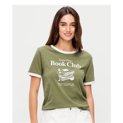 EveryWear Crew-Neck Graphic T-Shirt